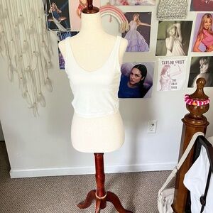 White Women's Tank Top